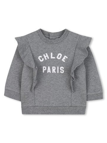 chloé sweatshirt with logo