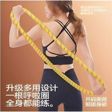 【限時特惠】靜音呼啦圈 呼啦圈 新款靜音彈簧呼啦圈成人減肥收腹健身家用好收納易學習