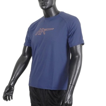 Asics 男 T恤 運動上衣 休閒短袖 深藍 亞版 [2031F005-401]