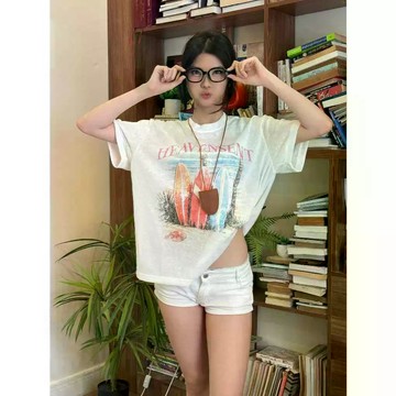 BADLIFE HEAVEN SENT Summer Boxy T恤 Slub Premium Cotton寬鬆短袖上衣