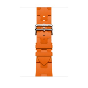 Apple Watch Hermès - 46 公釐 Orange 經典橘色 Kilim Single Tour 錶帶