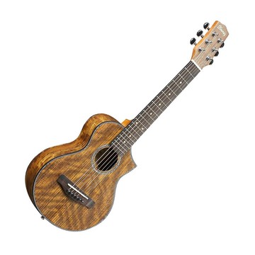 Ibanez 吉他麗麗 EWP14WB OPN 26吋 Ovangkol 鋼弦 黑胡桃木 結合烏克麗麗及吉他【黃石樂器】