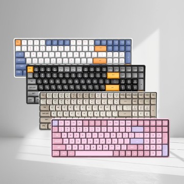 darkFlash GD100 雙模機械鍵盤 黃軸 PBT 中文