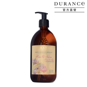 DURANCE朵昂思 精油馬賽液態皂（500ml）-玫瑰番紅花-公司貨_廠商直送