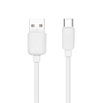 〔佳美能〕【三入組】UTE 優特 USB to Type-C 2A 充電線-白色 (150cm)