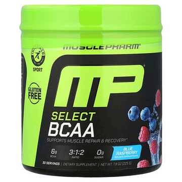 MusclePharm, Essentials 支鏈胺基酸，藍樹莓味，0.5 磅（225 克）