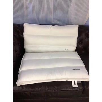 出口五星級酒店專用枕頭單人成人全棉超柔軟低枕芯睡眠枕一對裝