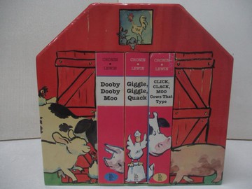 【書寶二手書T6／少年童書_UH9】Farmer Brown’s Barnyard: A Bestselling Board Book Gift Set_Cronin, Doreen/ Lewin, Betsy (ILT)