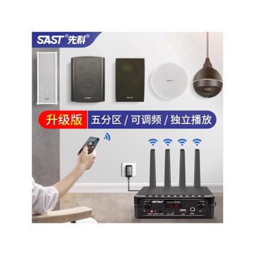 先科多分區藍牙壁掛式吊吸頂音響會議室舞蹈健身餐廳店鋪音箱專用