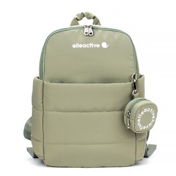 【ELLE Active】蓬蓬雲朵系列-後背包-抹茶綠