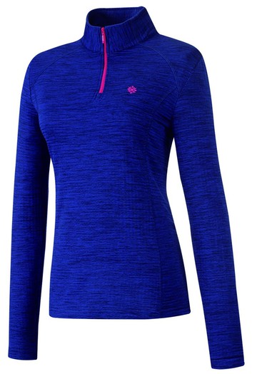 ├登山樂┤台灣MOUNTNEER 山林 女雲彩針織保暖上衣 # 22P16-80 寶藍色