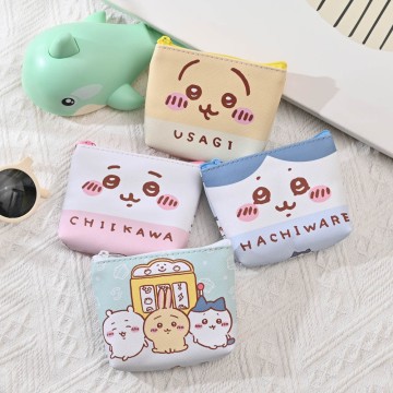 吉伊卡哇斜紋皮革錢包-多款任選