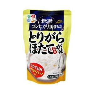 ヒカリ食品 こしひかり とりがら帆立がゆ 250gパウチ×24個入