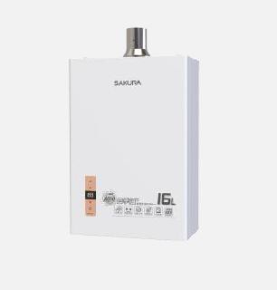 SAKURA櫻花 屋內四季溫智能恆溫 強制排氣 16L 熱水器 DH9166F液化 合格瓦斯承裝業 全省免費基本安裝（離島及偏遠鄉鎮另計）
