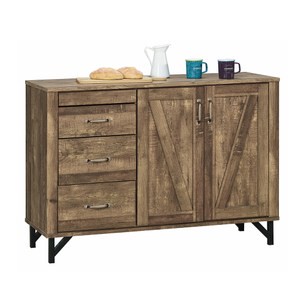 美式工業風班克4尺餐櫃
