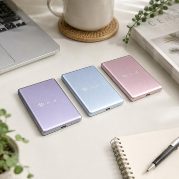 magsafe鋁合金行動電源 5千mAh 客製化鐫刻 台灣製造與認證