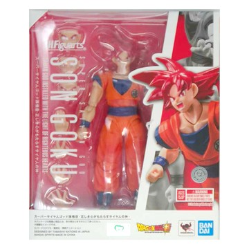 BANDAI S.H.Figuarts 超級賽亞人之神 孫悟空 可動人偶  1盒