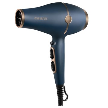AIWA 負離子吹風機 AH-D55 1400W大功率 1000萬個負離子  藍色