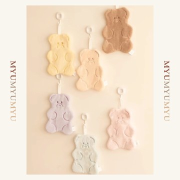 隔日到貨｜小熊軟糖擦手巾 超吸水可掛式擦手布 可愛造型擦手巾 居家清潔毛巾 手擦巾抹布｜MYUMYU 沐慕家居 台灣