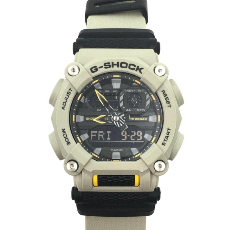 CASIO◇クォーツ腕時計_G-SHOCK/デジアナ/ラバー/BLK/GRY | LINE 