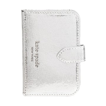 Kate Spade MagSafe迷你掀蓋包 閃亮銀
