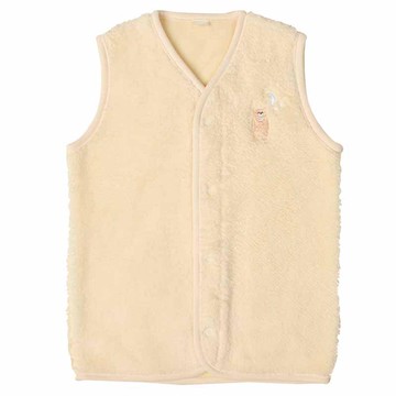 akachan honpo - 長版晚安背心-象牙白色