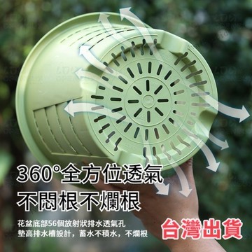 🔥臺灣出貨🔥加厚花盆傢用 二代青山盆 樹脂控根加侖盆塑料大小號花盆 輕奢高級感花盆 園藝花盆 透氣花盆 種植花盆