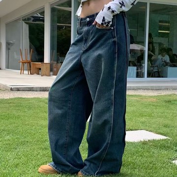 Chemistry_Boys - 韓國 MPT774 RIPEN R759 R760 側邊車線 丹寧長褲 (二色)