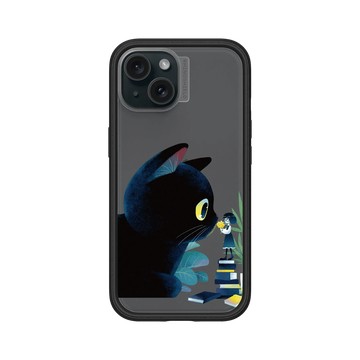 iPhone 15 Mod NX 黑 - Little Oil Art 小油画 - 在你身邊
