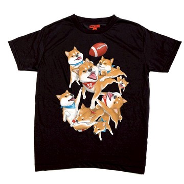 柴犬橄欖球 T-Shirt