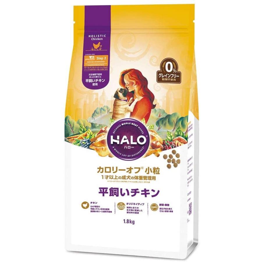 世界的に有名な 【☆訳アリ☆】HALO（ハロー）ペットフード1.8kg✕3袋 