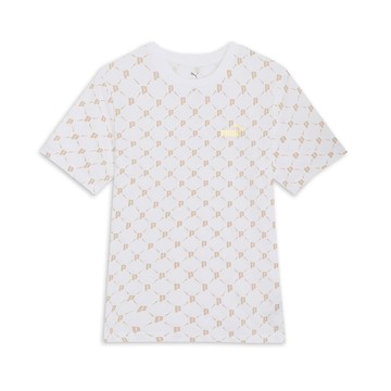 【PUMA官方旗艦】基本系列ESS Metallic印花短袖T恤 男性 68927202