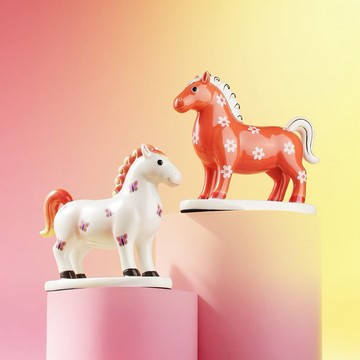 [快速出貨]【乾唐軒ACERA】新品上市 | 財運小馬擺飾 /5吋 / 4色