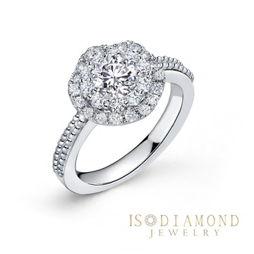 IS DIAMOND IGI 50分鑽石戒指 最白Dcolor VS高規格淨度(培育鑽石)