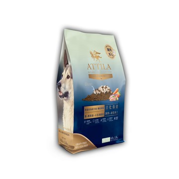 【ATTILA 阿提拉】機能凍乾犬糧 雞+鵪鶉+五色胡蘿蔔 消化保健1.8kg(全齡犬/狗飼料/無穀狗飼料)