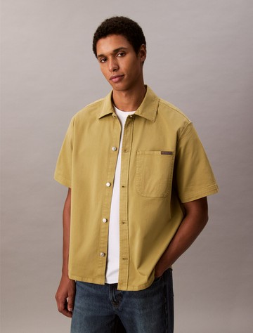 Calvin Klein 工裝風寬鬆短袖襯衫