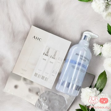 【NINI】AHC 神仙水 組合 禮盒 大容量 1000ml 化妝水 濕敷 玻尿酸植萃保濕機能水 韓國美妝
