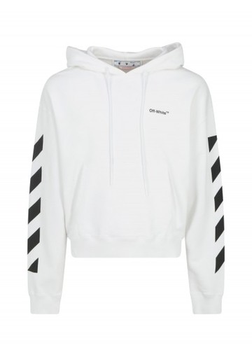 Off White - Helvetica Hoodie - Mens - White