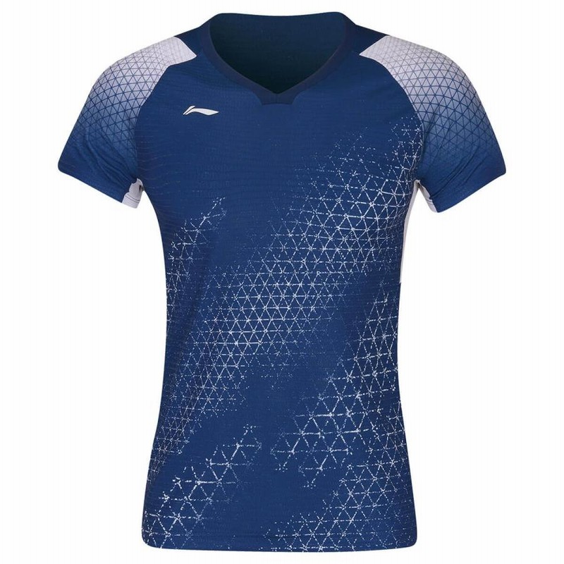 LI-NING AAYT057 ゲームシャツ バドミントンウェア(ユニ・メンズ