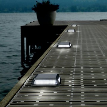 太陽能戶外庭院LED家用樓梯臺階陽臺地板腳圍牆燈裝飾小路燈 茱莉亞