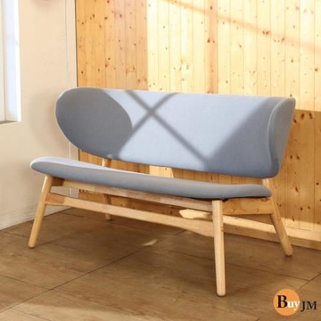 BuyJM 純樸亞麻布實木長沙發 沙發