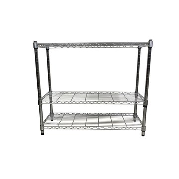 我塑我形 90 x 35 x 75 cm MIT耐重萬用鐵力士鍍鉻三層架 收納架 置物架 鐵力士架 鞋架