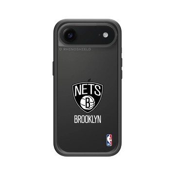 iPhone Air Mod NX -邊框背蓋組合 (相機按鈕) 黑 - NBA - Logo-布魯克林籃網 Brooklyn Nets - Light