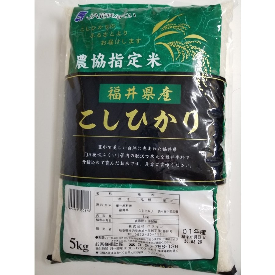 福井県産 コシヒカリ ５ｋｇ  こしひかり コシヒカリ 米