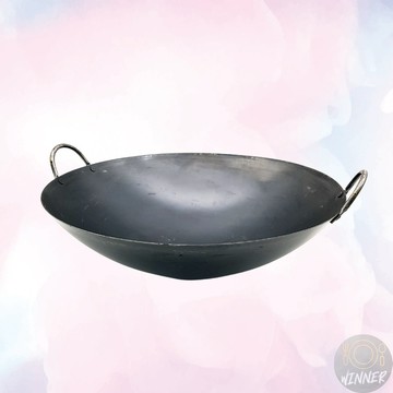 手工雙料雙耳炒鍋【Winner】黑鐵炒鍋 雙料鐵鍋 雙耳黑鐵炒鍋 雙耳炒鍋 快炒鍋 中華炒鍋 雙耳地球鍋 雙料地球鍋