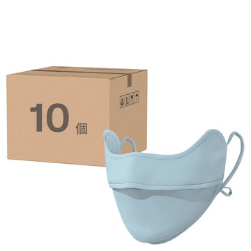 小麥購物 冰絲防曬口罩 E128 25g  1組  10個裝  天青藍