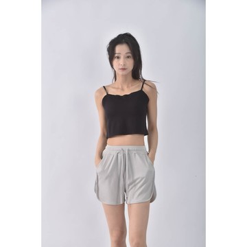 (S) 【粿粿私服】高腰灰色短褲二手衣