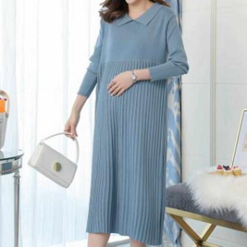 春服 レディース ワンピース ニットワンピース ロング 長袖 冬春 30代 40代 ワンピース レディース ニット きれいめ 長袖 ゆったり 無地 通販 Lineポイント最大get Lineショッピング