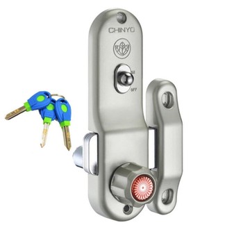 【青葉牌】鋁門鎖 鋁門鉤鎖（鎖管長38mm CT鑰匙）推拉門鎖 落地門鎖 鎌錠鎖 鉤鎖 門閂門拴鎖