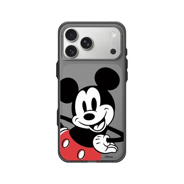 iPhone 17 Pro Max Clear (相機按鈕) 酷墨灰 - 迪士尼-米奇 Mickey - Look at the camera-米奇